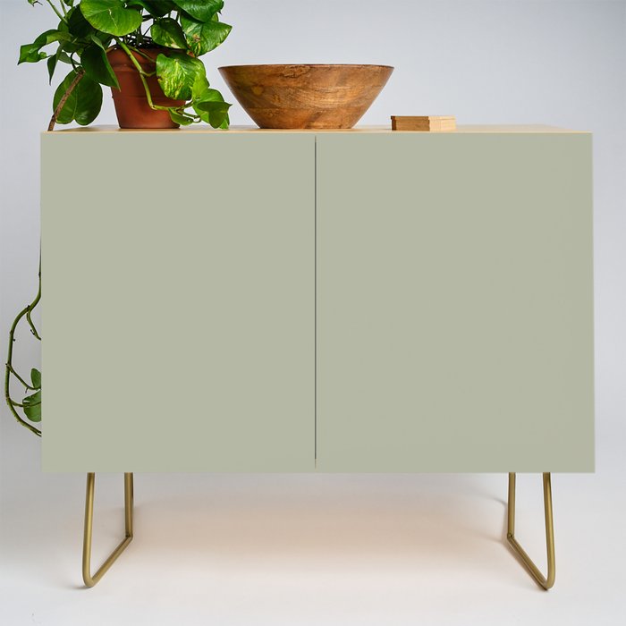 Solid Linen Sage Credenza Gallery Image 1