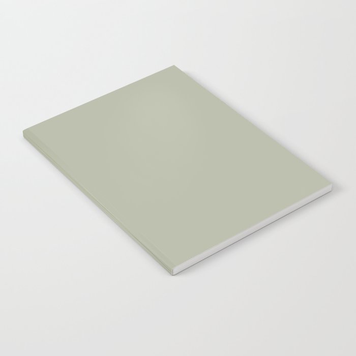 Solid Linen Sage Notebook Gallery Image 1