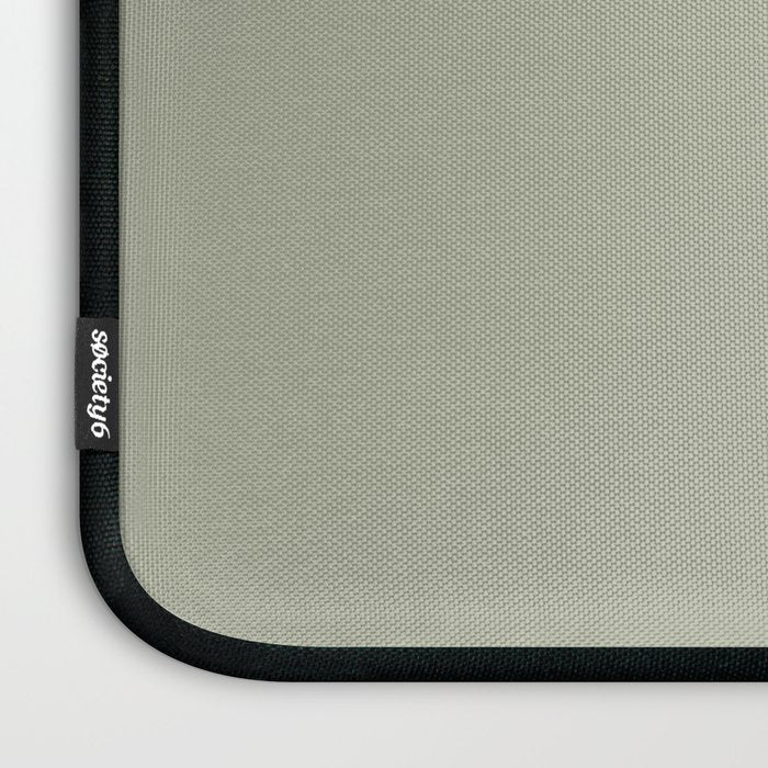Solid Linen Sage Laptop Sleeve Gallery Image 3