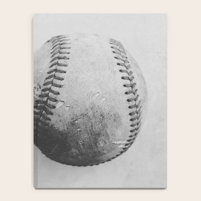 Vintage Baseball Black and White Notebook Gallery Image 4