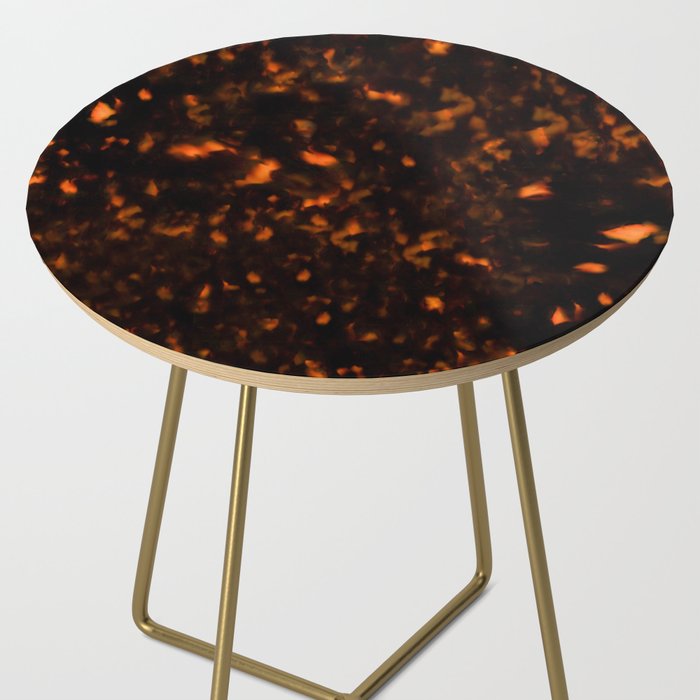 Tortoise Shell Pattern Side Table Gallery Image 2