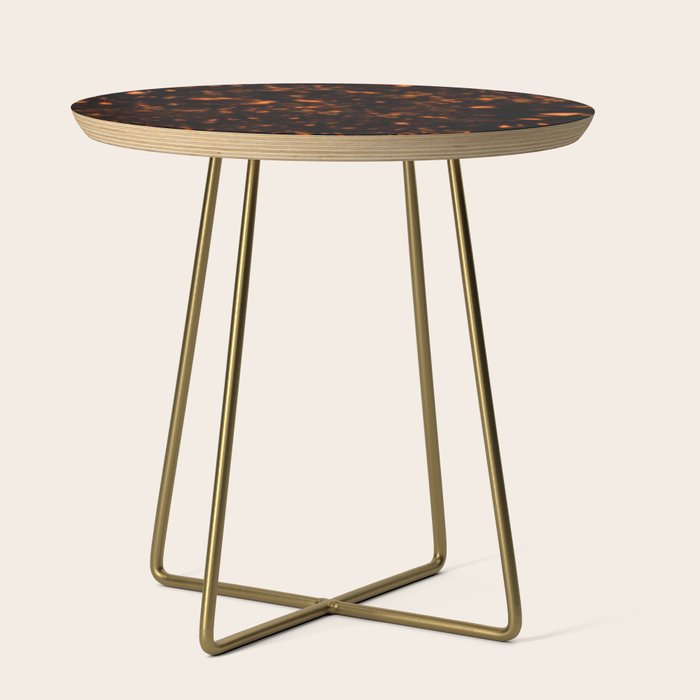 Tortoise Shell Pattern Side Table Gallery Image 1