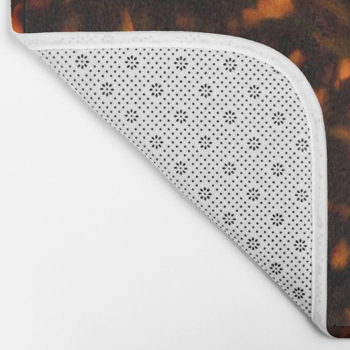 Tortoise Shell Pattern Bath Mat Gallery Image 2