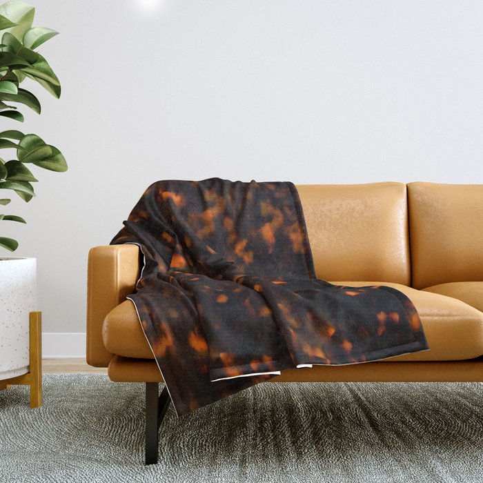 Tortoise Shell Pattern Throw Blanket Gallery Image 1