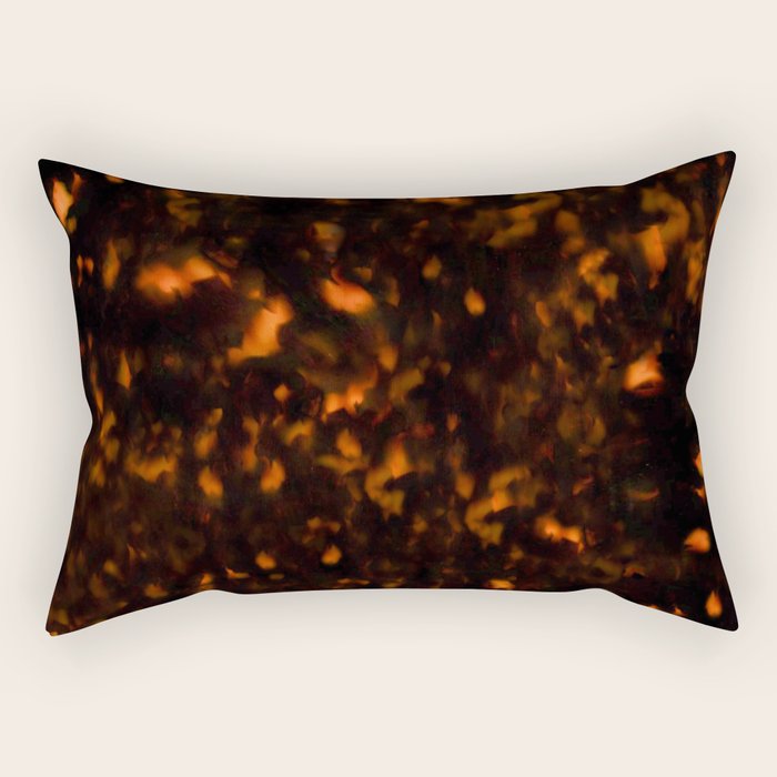 Tortoise Shell Pattern Rectangular Pillow Gallery Image 2
