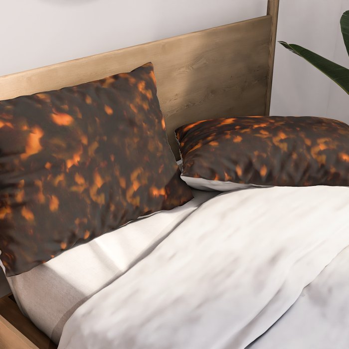 Tortoise Shell Pattern Pillow Sham Gallery Image 2