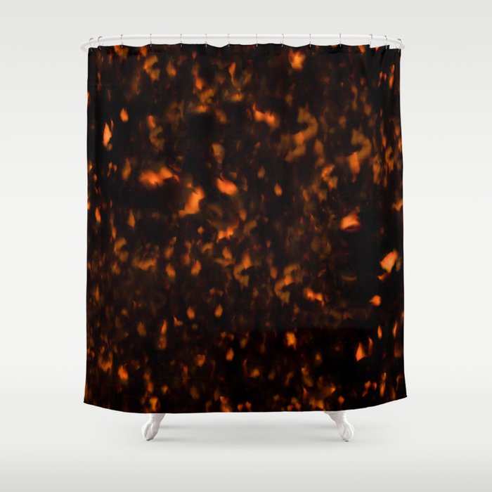 Tortoise Shell Pattern Shower Curtain Gallery Image 1