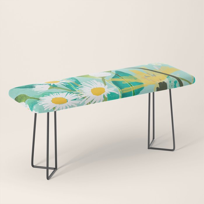 Spring Flowers Bench Gallery Image 1