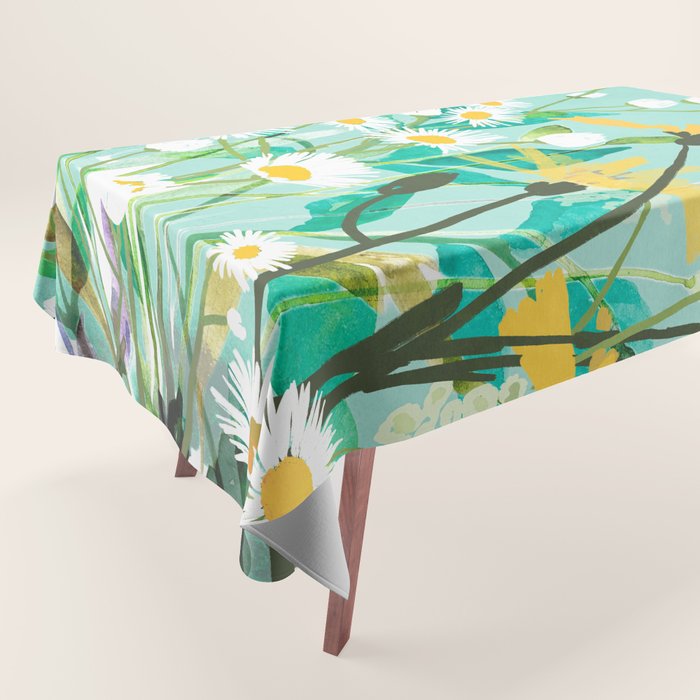 Spring Flowers Tablecloth Gallery Image 1