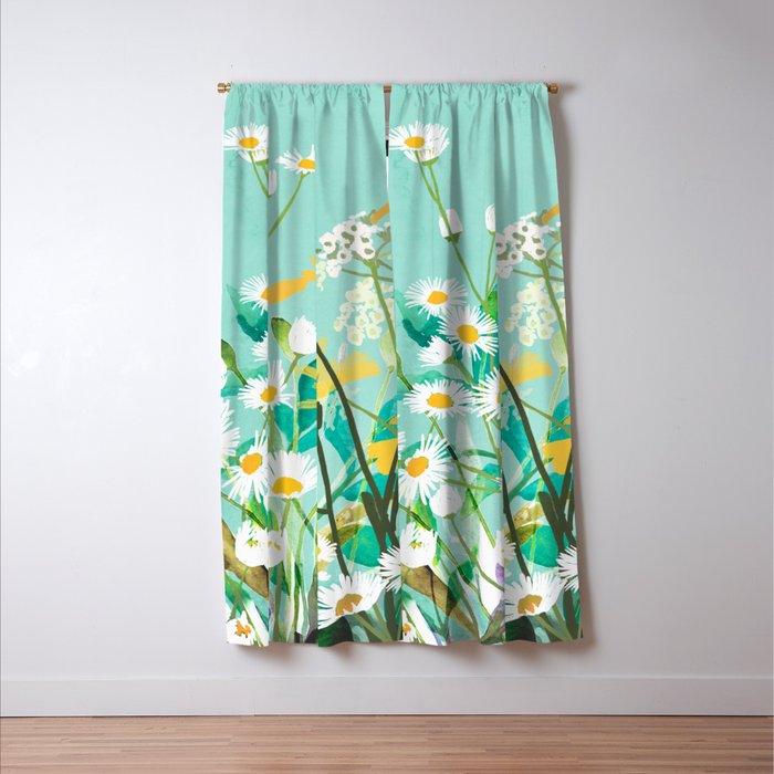 Spring Flowers Window Curtain Gallery Image 3
