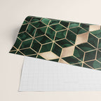 Leaves And Cubes Wrapping Paper Gallery Image 2