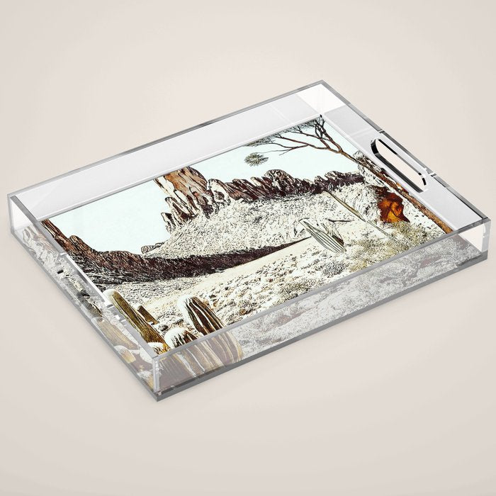 Morning in Yuni Acrylic Tray Gallery Image 1