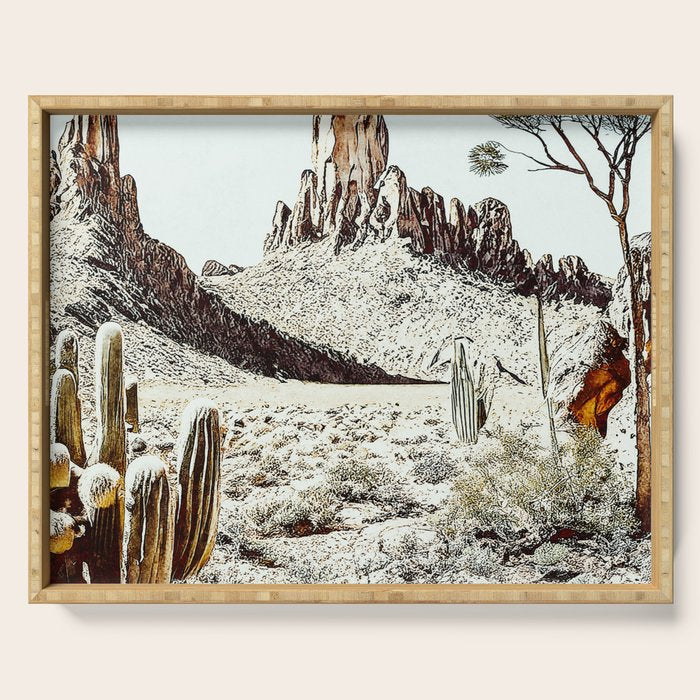 Morning in Yuni Serving Tray Gallery Image 1