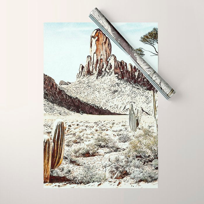 Morning in Yuni Wrapping Paper Gallery Image 1