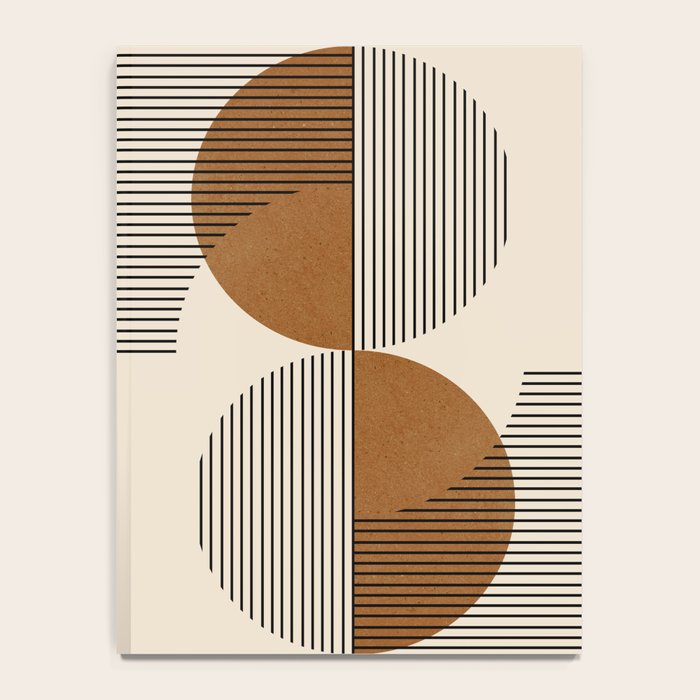 Abstraction_SUNSHINE_BALANCE_YINYANG_LINE_POP_ART_0630A Notebook Gallery Image 4