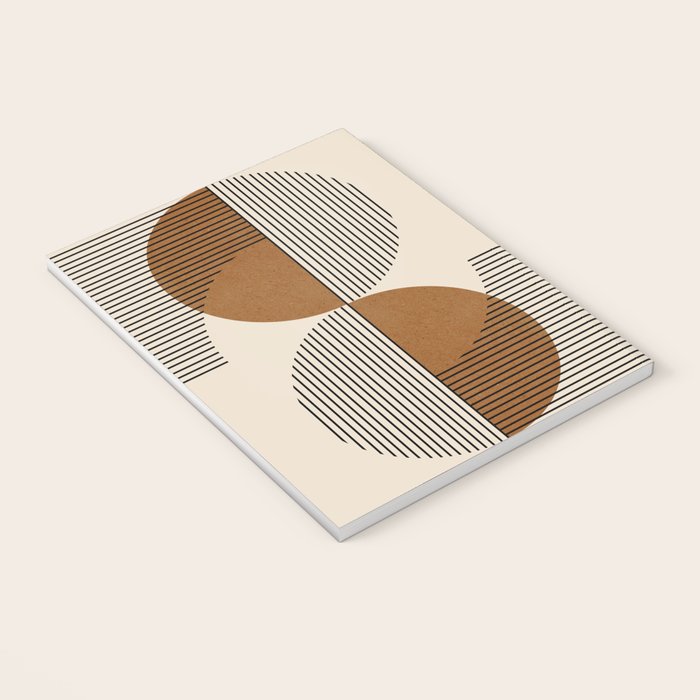 Abstraction_SUNSHINE_BALANCE_YINYANG_LINE_POP_ART_0630A Notebook Gallery Image 3