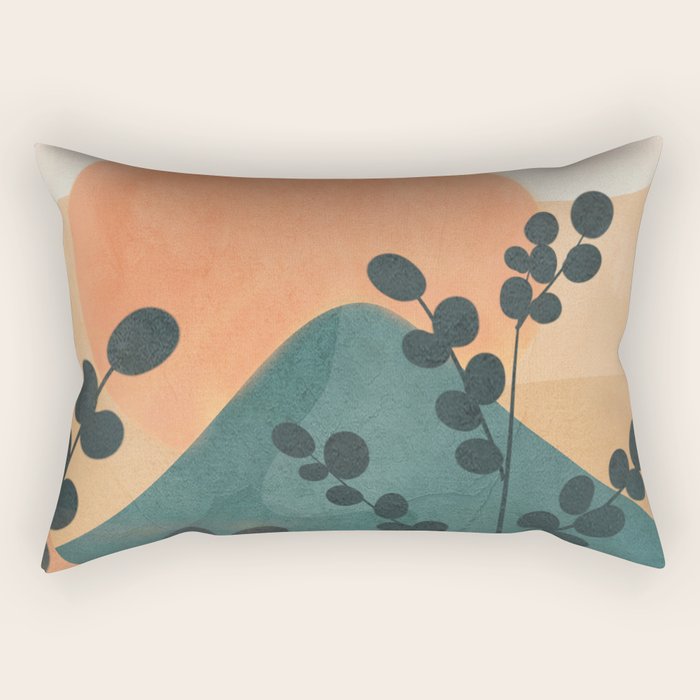 Mountain Sun Rectangular Pillow Gallery Image 2