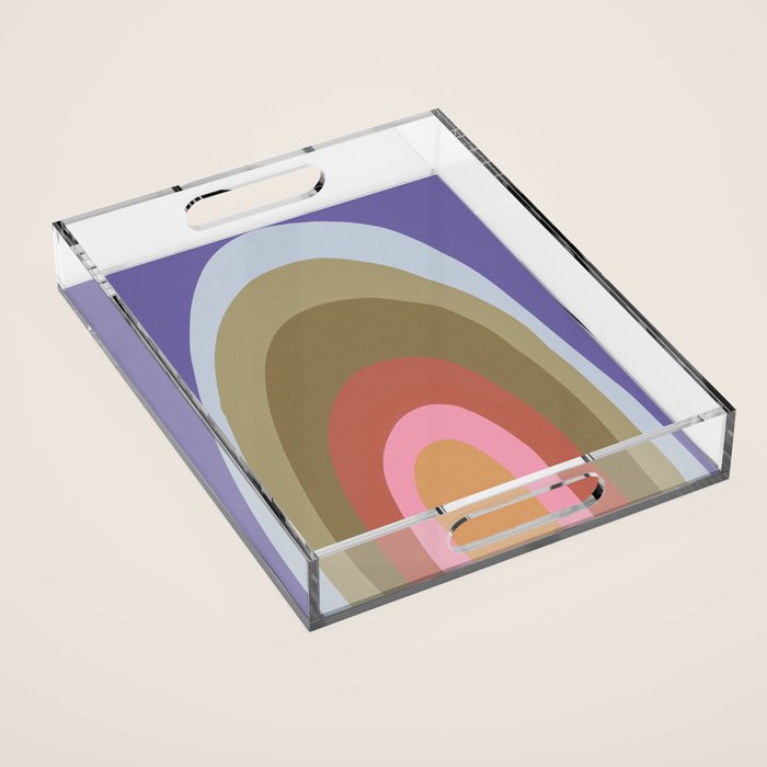 Rainbow story Acrylic Tray Gallery Image 1