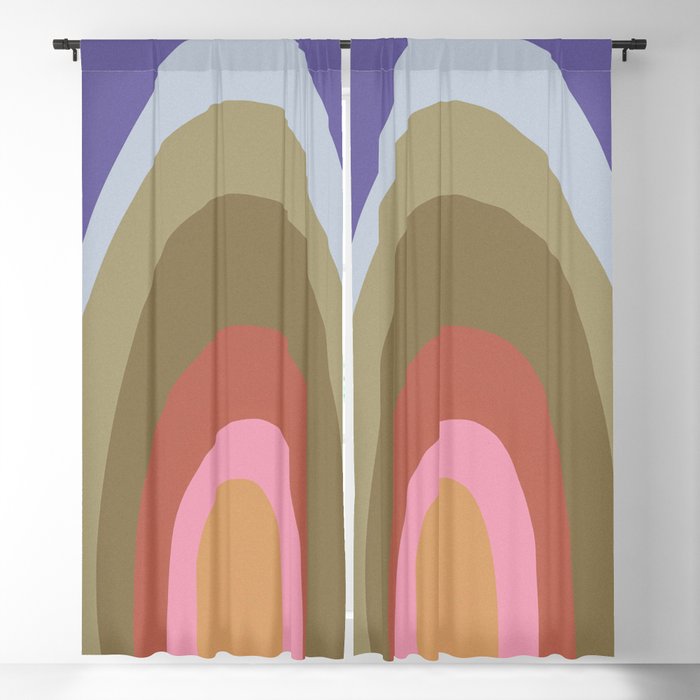 Rainbow story Window Curtain Gallery Image 1