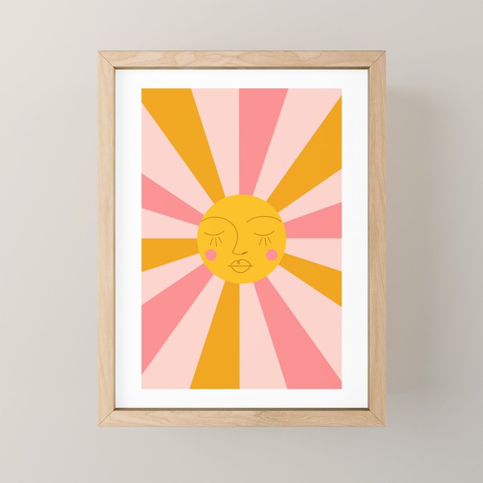 Sun-Kissed Dreams Mini Art Print Gallery Image 1