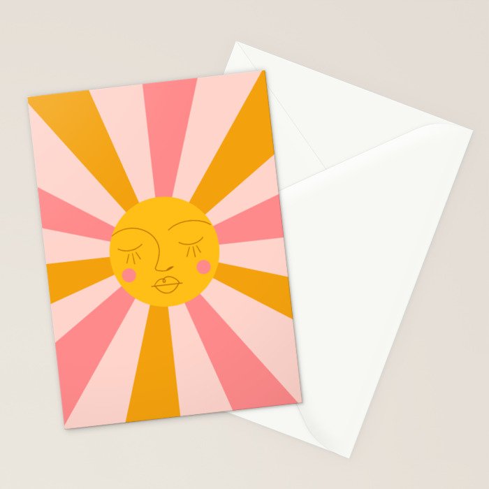 Sun-Kissed Dreams Stationery Card Gallery Image 2