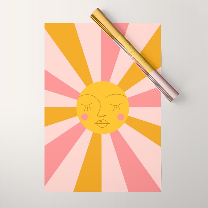 Sun-Kissed Dreams Wrapping Paper Gallery Image 1