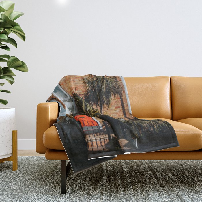 London Red Door  - Photography Throw Blanket Gallery Image 1