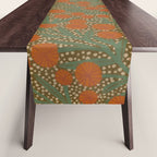 Summer Garden / Green & Orange Table Runner Gallery Image 1