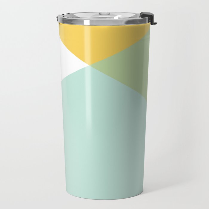 Geometrics - citrus & concrete Travel Mug Gallery Image 2
