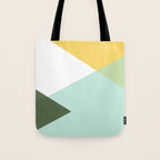 Geometrics - citrus & concrete Tote Bag Gallery Image 1