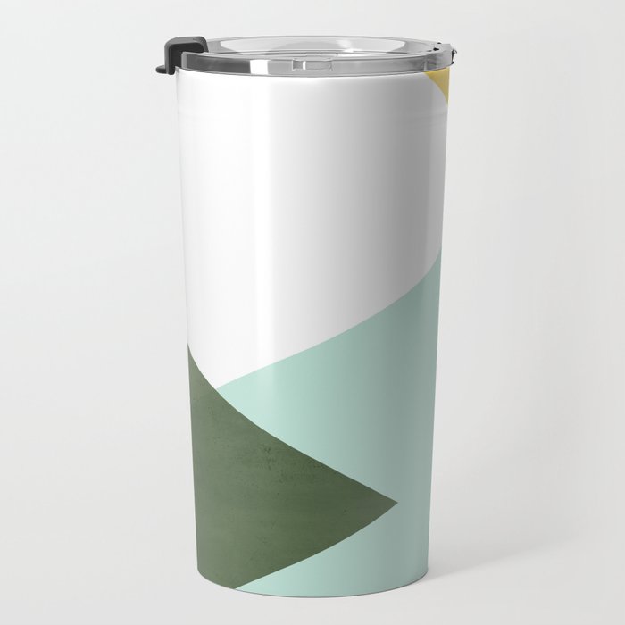 Geometrics - citrus & concrete Travel Mug Gallery Image 3