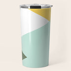 Geometrics - citrus & concrete Travel Mug Gallery Image 1