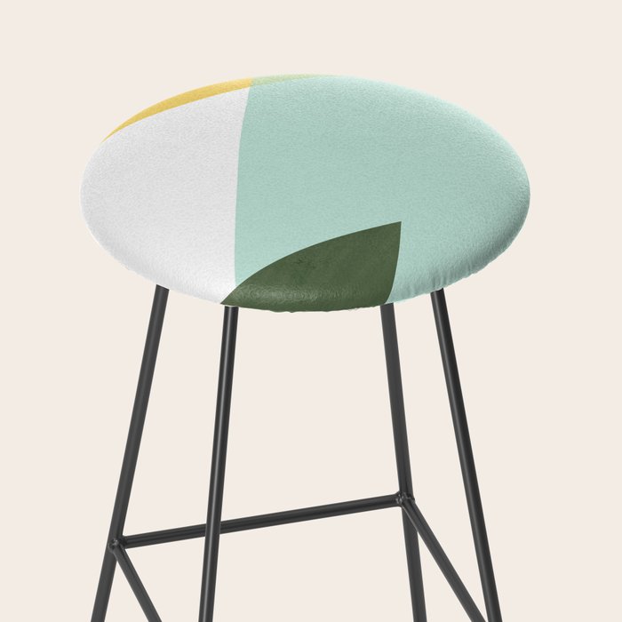 Geometrics - citrus & concrete Stool Gallery Image 2