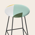 Geometrics - citrus & concrete Stool Gallery Image 2