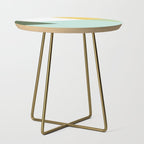Geometrics - citrus & concrete Side Table Gallery Image 1