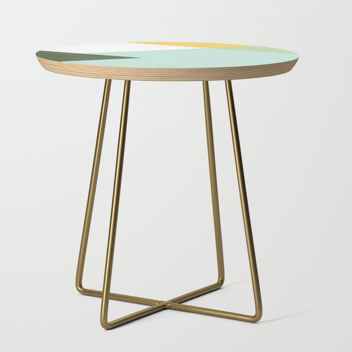 Geometrics - citrus & concrete Side Table Gallery Image 1
