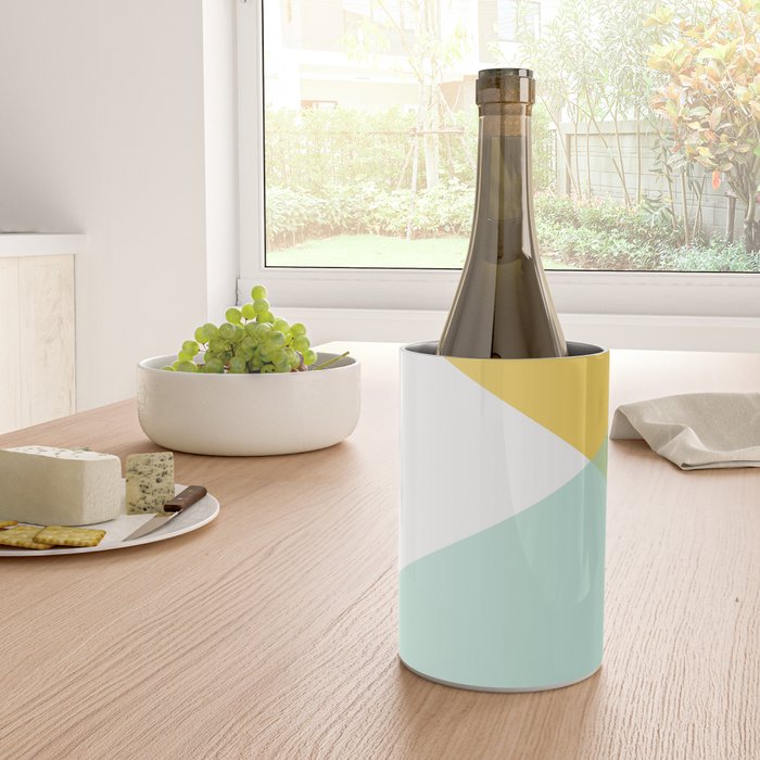 Geometrics - citrus & concrete Wine Chiller Gallery Image 4