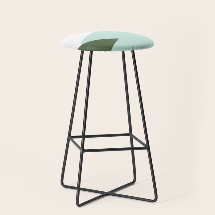 Geometrics - citrus & concrete Stool Gallery Image 1