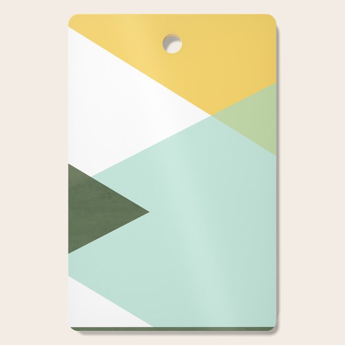 Geometrics - citrus & concrete Cutting Board Gallery Image 1