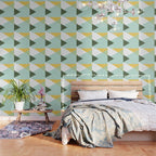 Geometrics - citrus & concrete Wallpaper Gallery Image 3