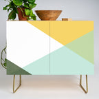 Geometrics - citrus & concrete Credenza Gallery Image 1