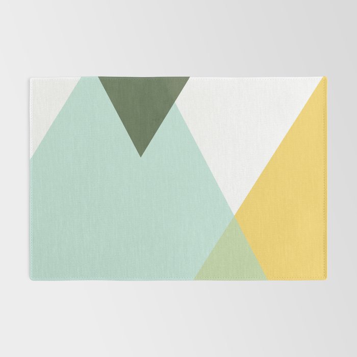 Geometrics - citrus & concrete Rug Gallery Image 2