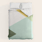 Geometrics - citrus & concrete Duvet Cover Gallery Image 6