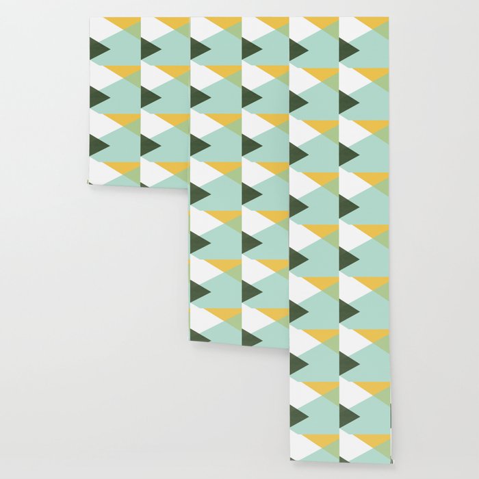 Geometrics - citrus & concrete Wallpaper Gallery Image 3