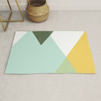 Geometrics - citrus & concrete Rug Gallery Image 1