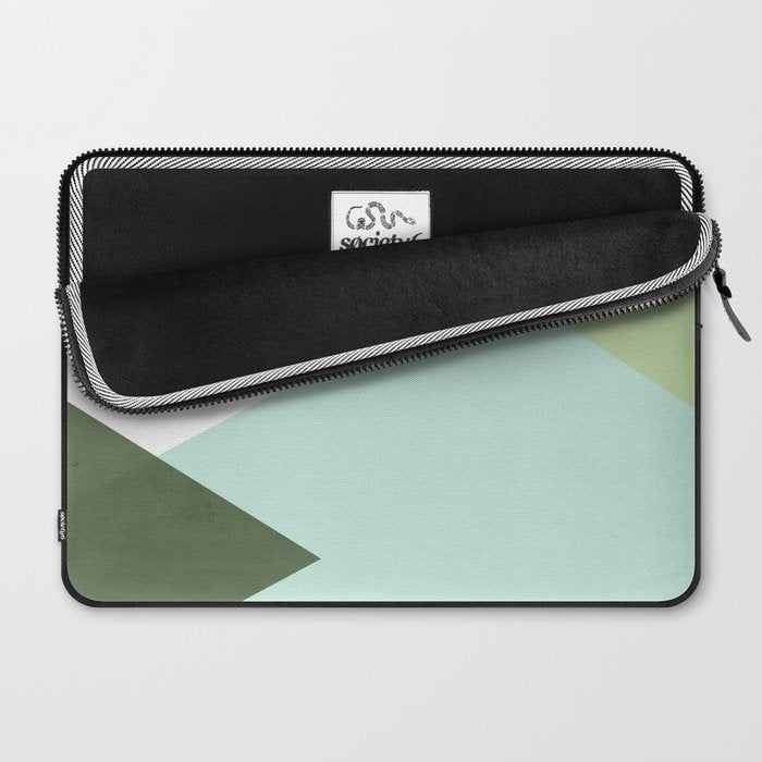 Geometrics - citrus & concrete Laptop Sleeve Gallery Image 2