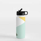 Geometrics - citrus & concrete Water Bottle Gallery Image 1
