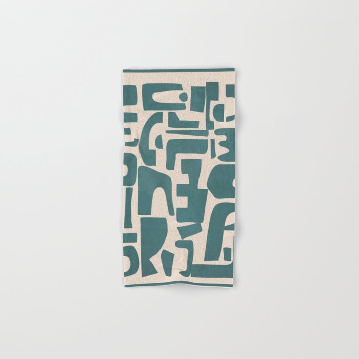 Organic Contemporary Modern Shapes 12 Bath Towel Gallery Image 1