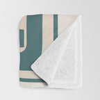 Organic Contemporary Modern Shapes 12 Throw Blanket Gallery Image 3