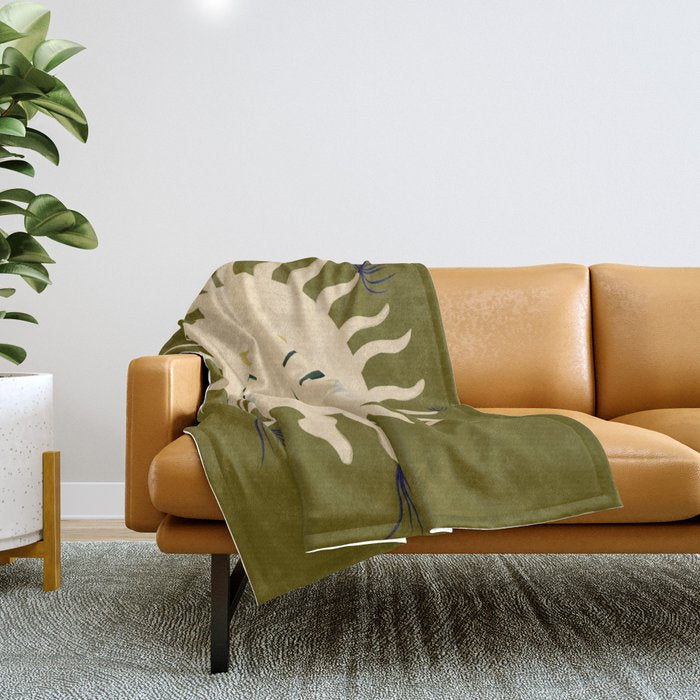 OLIVE SUN Throw Blanket Gallery Image 1
